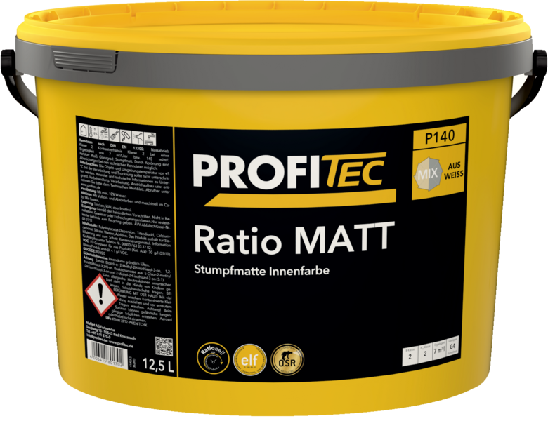 Gebinde P140 Ratio MATT | Stumpfmatte Innenfarbe