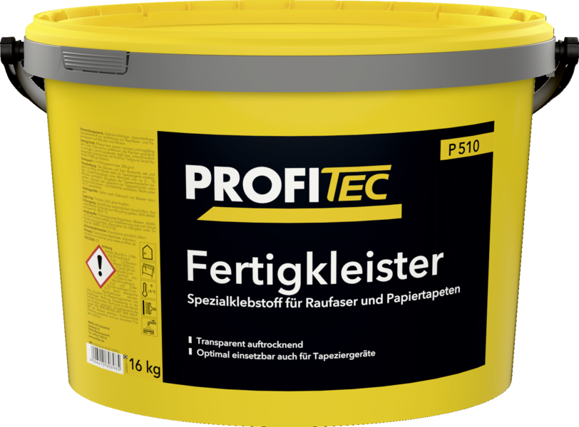 Gebinde P510 Fertigkleister | Spezialklebstoff für Raufaser und Papiertapeten