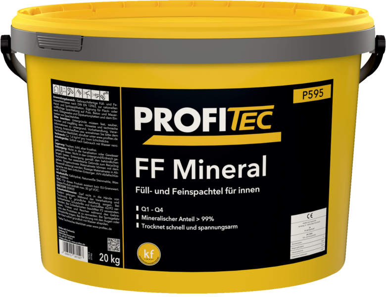 Gebinde P595 FF Mineral | Füll- und Feinspachtel