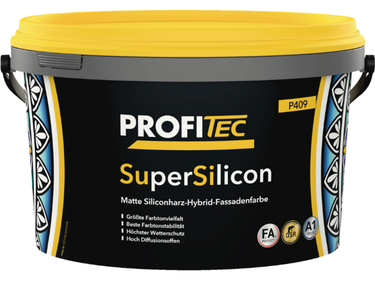 Vorderseite Farbeimer P409 SuperSilicon von PROFITEC