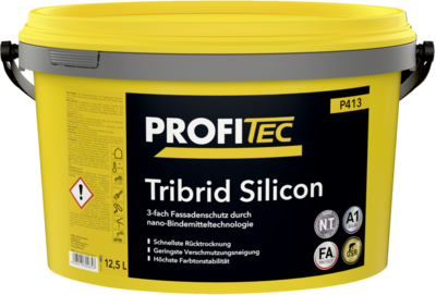 Gebinde P413 Tribrid Silicon | 3-fach Fassadenschutz durch nano-Bindemitteltechnologie